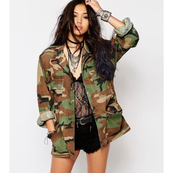 Camo Woodland Jacket Authentic Army Surplus - Picture 1 of 6